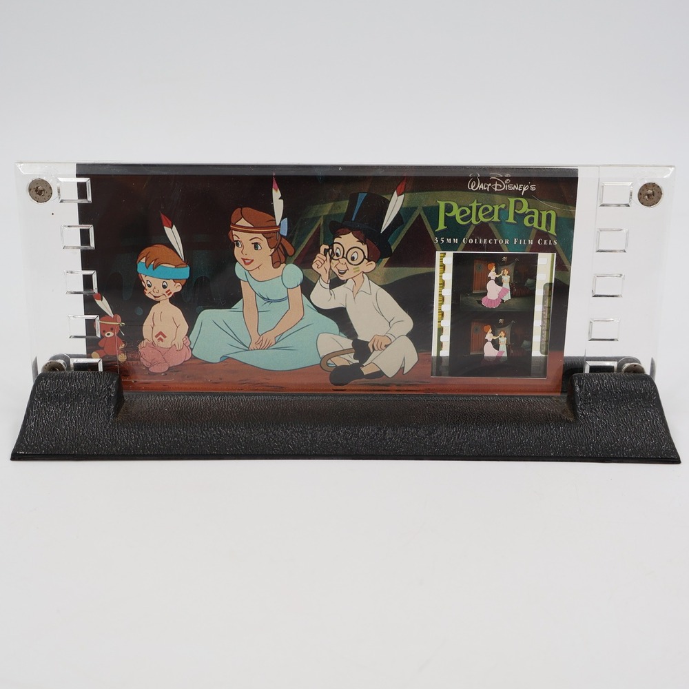 Disney Peter Pan 35mm Collector Film Cel Wendy Michael John Edition 0593‎ Black